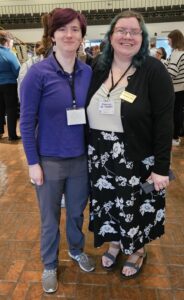 Riley Duppong with mentor Dr Emerson Towey